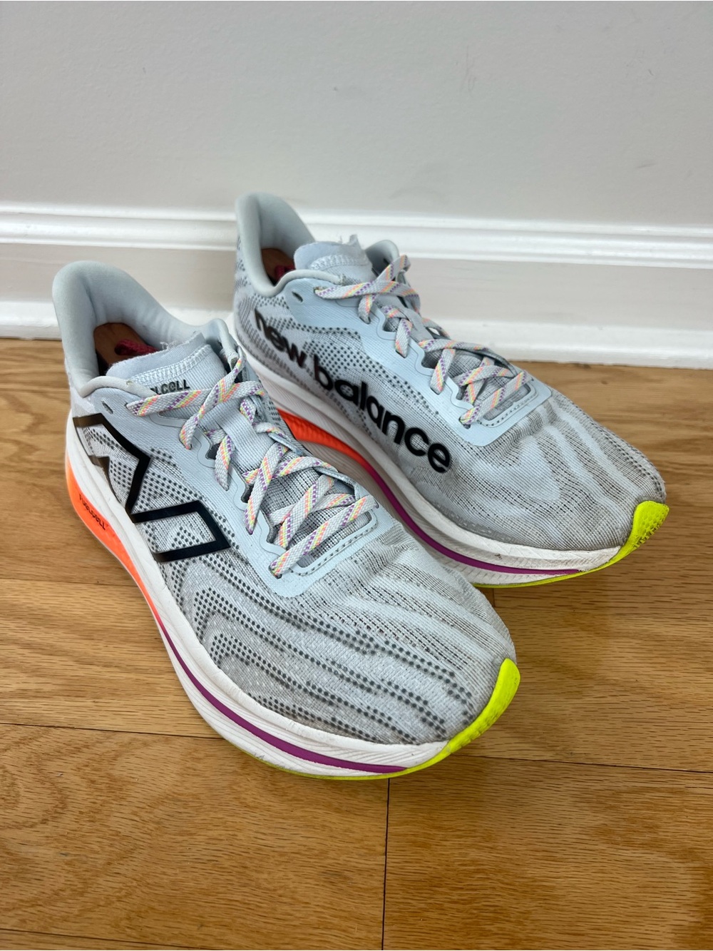 New Balance FuelCell SuperComp Trainer v2 Ice Blue W 10.5 M 9 - Picture 3 of 14